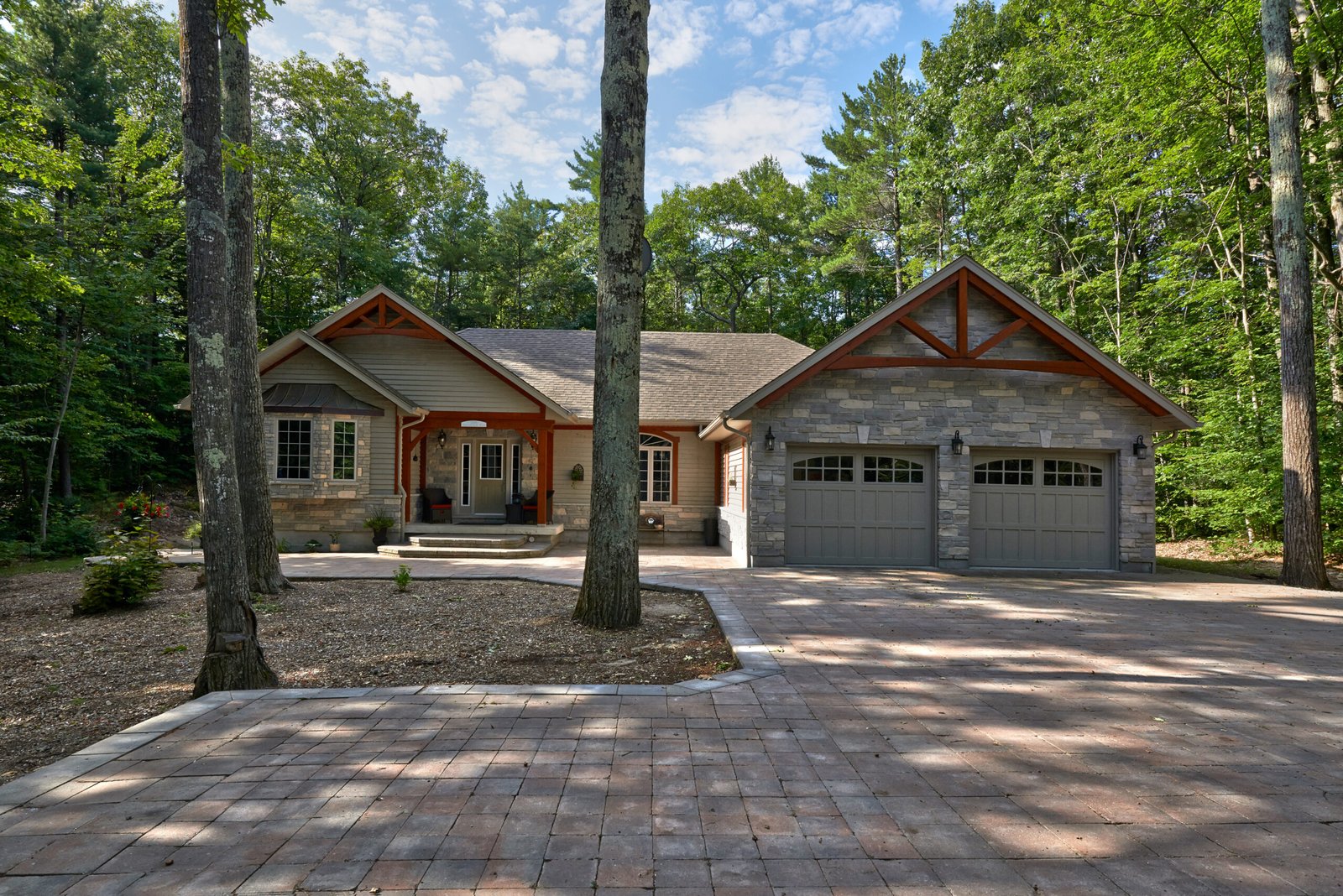 Tiny Township post and beam custom home