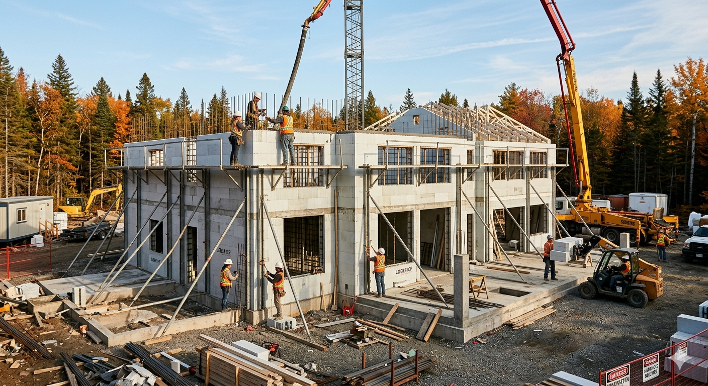 Shell Contractor Dsea ICF Shell Contractor Ontario | Foundations, Walls & Structure