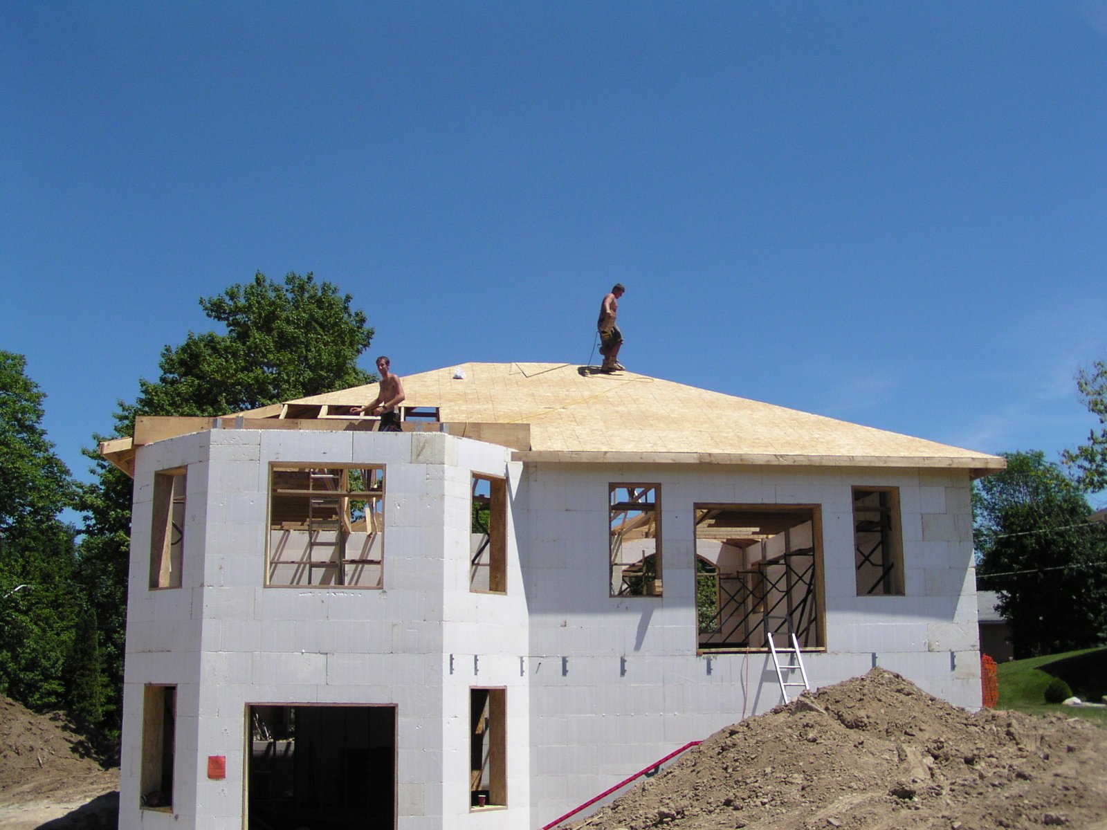 Meaford walkout custom home overlooking golf course