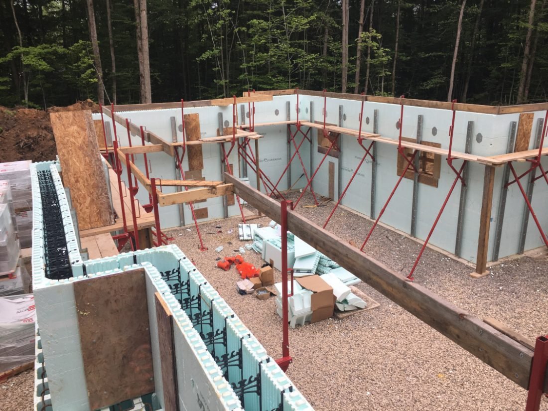 ICF forms for basements