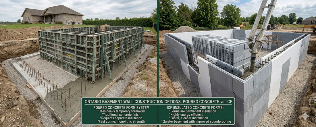 icf foundation cost vs poured concrete ontario